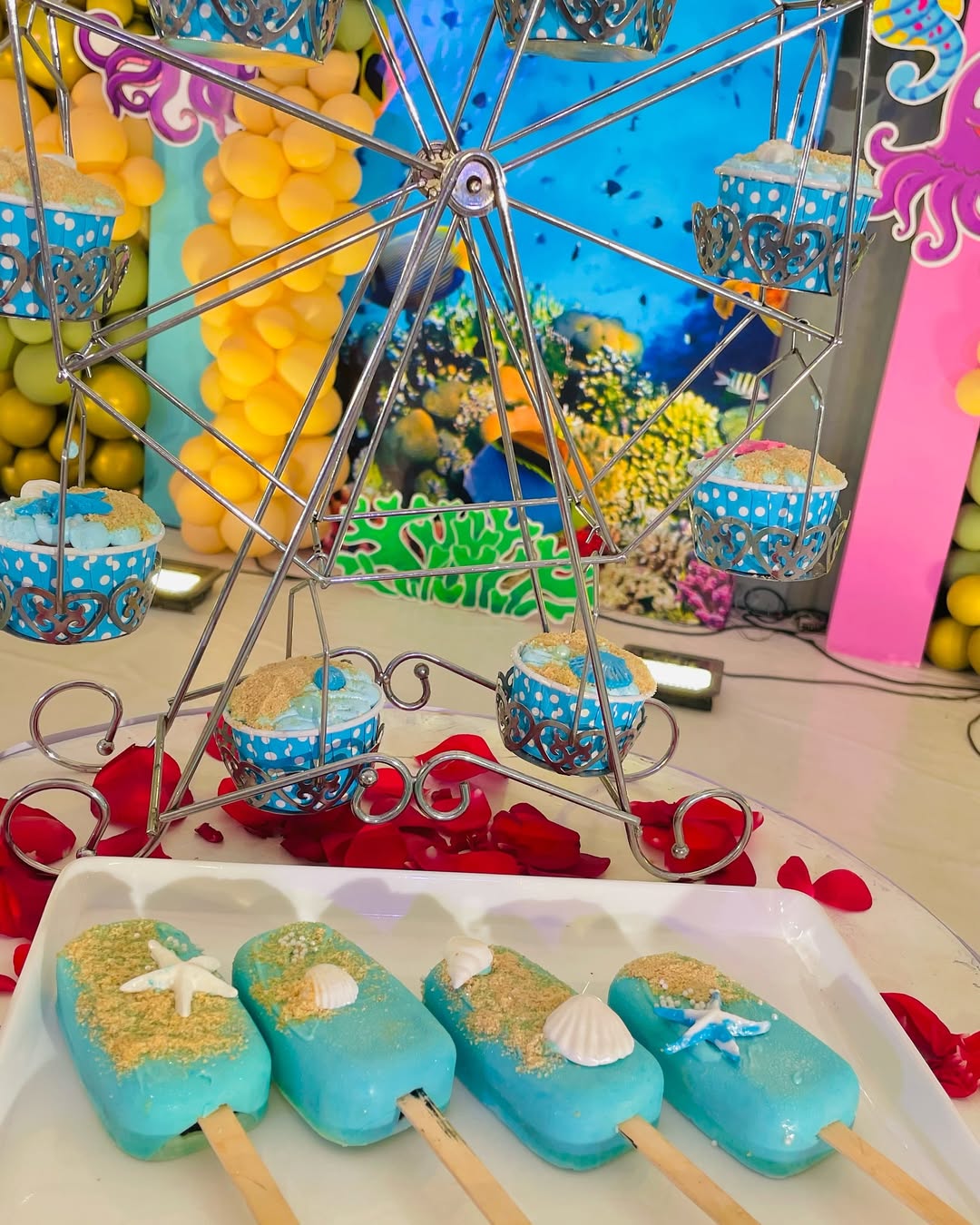 Sea Theme Cakesicles