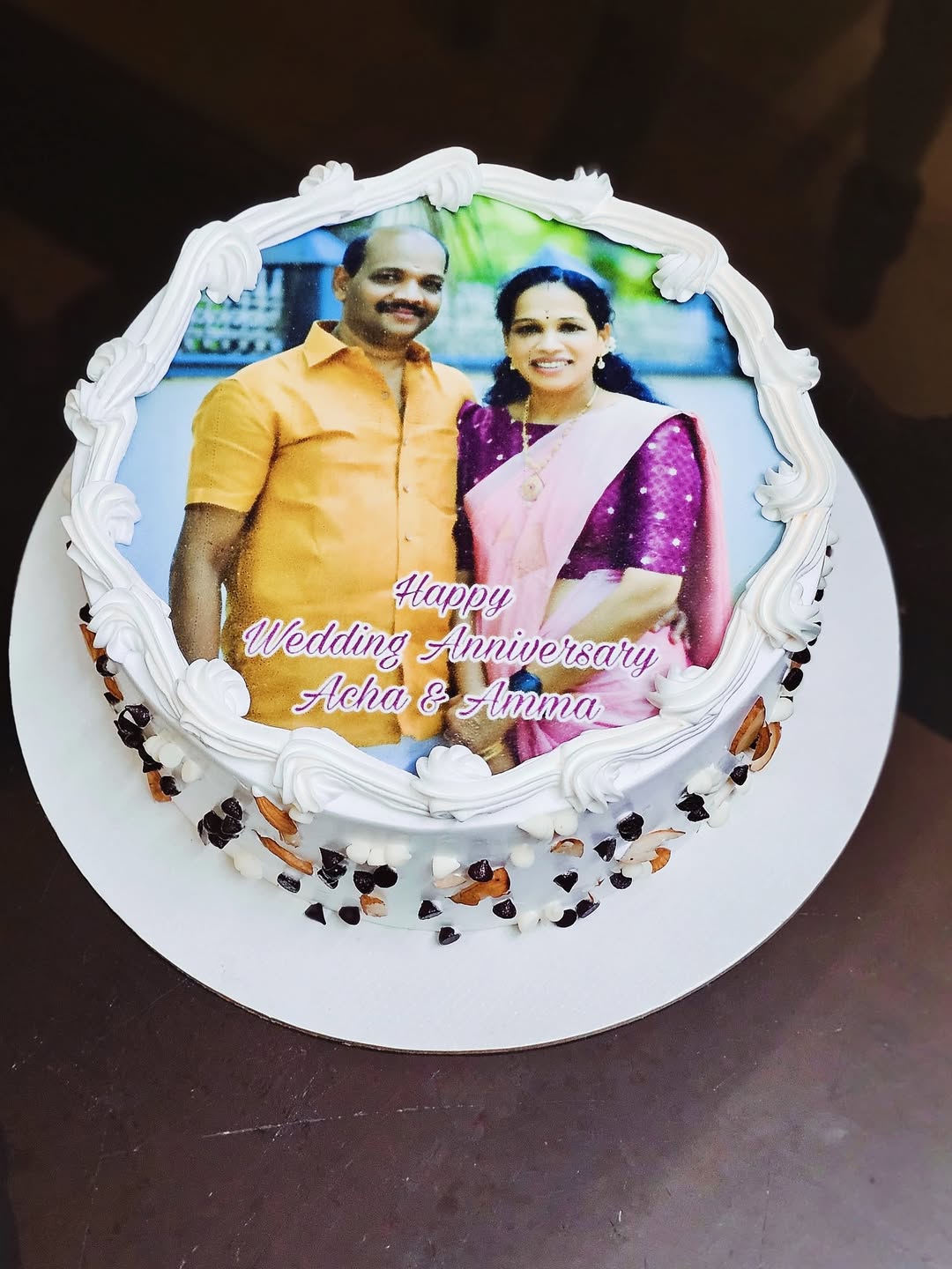 Wedding Anniversary Cake